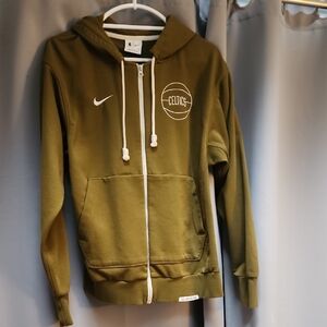 NBA Olive Green Nike Dri-FIT Hoodie